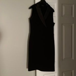 Black tuxedo dress worn once